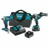 Best Pirce 🧨 Makita 18V LXT Lithium-Ion Brushless Cordless Combo Kit 5.0 Ah (2-Piece) 😉 -Deals Power Tools Store makita power tool combo kits xt288t 64 1000