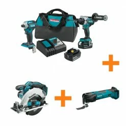 Best Sale 😉 Makita 18V LXT Lithium-ion Brushless 2-pc Combo Kit 5.0Ah with bonus 18V LXT 6-1/2 in. Circular Saw and 18V LXT Multi-Tool 🔥 31 Best Sale 😉 Makita 18V LXT Lithium-ion Brushless 2-pc Combo Kit 5.0Ah with bonus 18V LXT 6-1/2 in. Circular Saw and 18V LXT Multi-Tool 🔥 -Deals Power Tools Store makita power tool combo kits xt288t xss2zxmt 31 1000