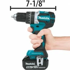 Buy 💯 Makita 18V 4-Piece 5.0Ah LXT Lithium-Ion Brushless Cordless Combo Kit 🔨 Hammer Drill/ Impact Driver/ Recipro Saw/ Flashlight 💯 -Deals Power Tools Store makita power tool combo kits xt447t 4f 1000