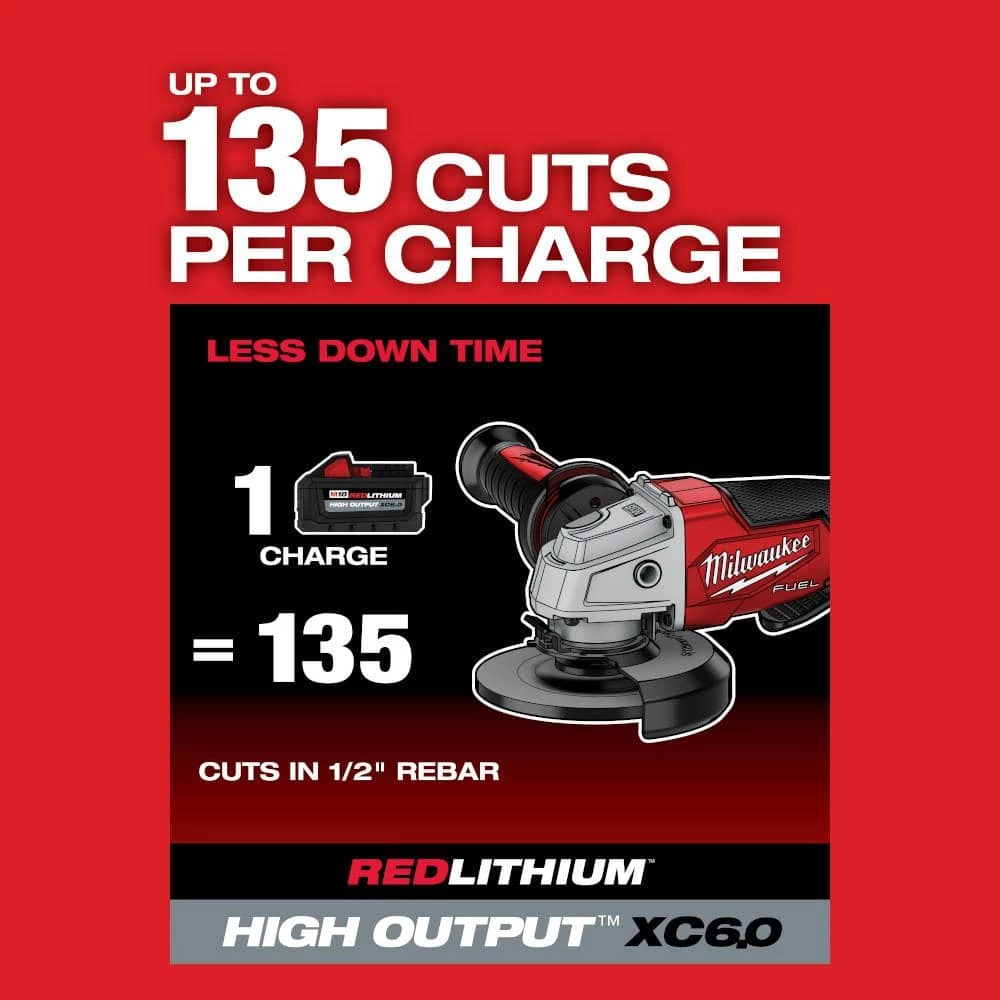 Buy ⭐ Milwaukee M18 FUEL 18V Lithium-Ion Brushless Cordless 4-1/2 in. ./5 in. Grinder with Paddle Switch with (1) 5.0 Ah Battery ✨ 7 Buy ⭐ Milwaukee M18 FUEL 18V Lithium-Ion Brushless Cordless 4-1/2 in. ./5 in. Grinder with Paddle Switch with (1) 5.0 Ah Battery ✨ - Image 5