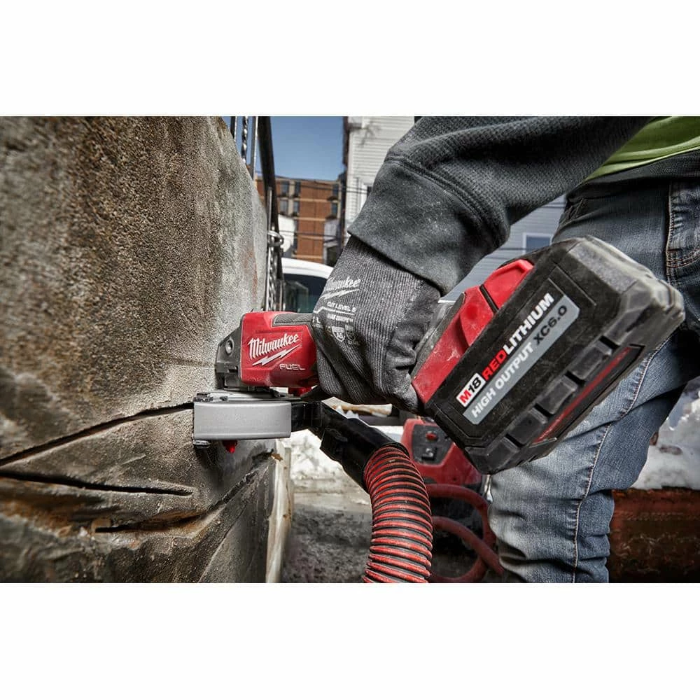 Outlet π Milwaukee M18 FUEL 18V Lithium-Ion Brushless Cordless 4-1/2 in./5 in. Grinder w/Paddle Switch (Tool-Only) π 11 Outlet π Milwaukee M18 FUEL 18V Lithium-Ion Brushless Cordless 4-1/2 in./5 in. Grinder w/Paddle Switch (Tool-Only) π - Image 9
