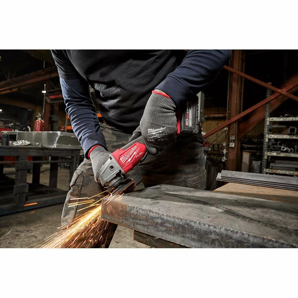 Outlet π Milwaukee M18 FUEL 18V Lithium-Ion Brushless Cordless 4-1/2 in./5 in. Grinder w/Paddle Switch (Tool-Only) π 10 Outlet π Milwaukee M18 FUEL 18V Lithium-Ion Brushless Cordless 4-1/2 in./5 in. Grinder w/Paddle Switch (Tool-Only) π - Image 8