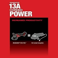 Best deal 🤩 Milwaukee M18 FUEL 18V Lithium-Ion Brushless Cordless 4-1/2 in./6 in. Braking Grinder with Paddle Switch (Tool-Only) 🔥 -Deals Power Tools Store milwaukee angle grinders 2980 20 40 1000