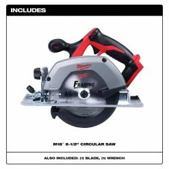 Cheap 🤩 Milwaukee M18 18V Lithium-Ion Cordless 6-1/2 in. Circular Saw (Tool-Only) 🔔 -Deals Power Tools Store milwaukee circular saws 2630 20 40 1000