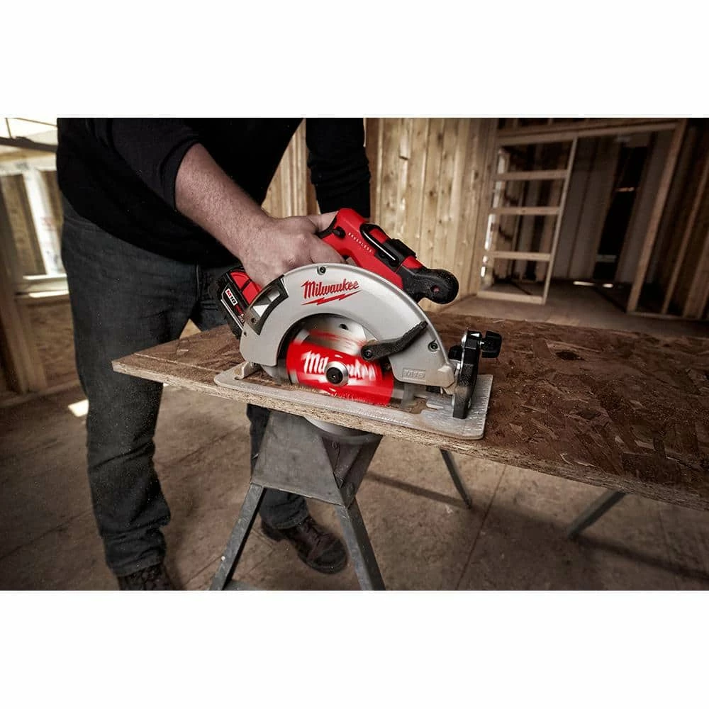 Brand new 🥰 Milwaukee M18 18-Volt Lithium-Ion Brushless Cordless 7-1/4 in. Circular Saw w/(2) 5.0 Ah Batteries & Dual Bay Rapid Charger ✔️ 12 Brand new 🥰 Milwaukee M18 18-Volt Lithium-Ion Brushless Cordless 7-1/4 in. Circular Saw w/(2) 5.0 Ah Batteries & Dual Bay Rapid Charger ✔️ - Image 10