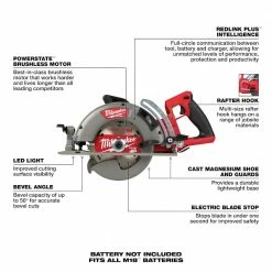 Coupon ✔️ Milwaukee M18 FUEL 18V Lithium-Ion Cordless 7-1/4 in. Rear Handle Circular Saw (Tool-Only) 🔔 -Deals Power Tools Store milwaukee circular saws 2830 20 a0 1000