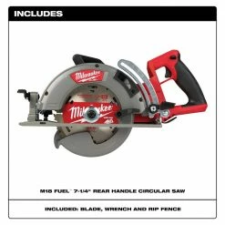 Coupon ✔️ Milwaukee M18 FUEL 18V Lithium-Ion Cordless 7-1/4 in. Rear Handle Circular Saw (Tool-Only) 🔔 -Deals Power Tools Store milwaukee circular saws 2830 20 e1 1000