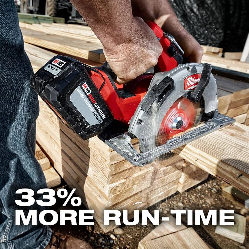 Flash Sale ๐ Milwaukee M18 18V Lithium-Ion Cordless 6-1/2 in. Circular Saw w/Two 5.0ah/One 12.0ah and Charger โ 8 Flash Sale ๐ Milwaukee M18 18V Lithium-Ion Cordless 6-1/2 in. Circular Saw w/Two 5.0ah/One 12.0ah and Charger โ - Image 6