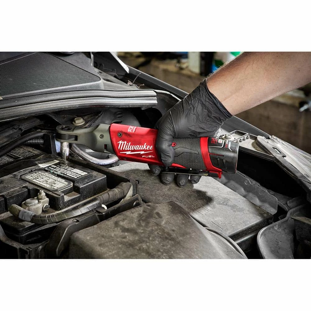 Best Sale 🎉 Milwaukee M12 FUEL 12V Lithium-Ion Brushless Cordless 3/8 in. Ratchet and Rivet Tool with Two 3.0 Ah Batteries 😉 11 Best Sale 🎉 Milwaukee M12 FUEL 12V Lithium-Ion Brushless Cordless 3/8 in. Ratchet and Rivet Tool with Two 3.0 Ah Batteries 😉 - Image 9