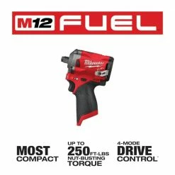 Outlet 🧨 Milwaukee M12 FUEL 12V Lithium-Ion Brushless Cordless 3/8 in. Ratchet and 1/2 in. Impact 🔧 Wrench with Two 3.0 Ah Batteries 🔥 -Deals Power Tools Store milwaukee cordless ratchets 2557 20 2555 20 48 11 2412 a0 1000