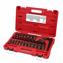 Promo 😀 Milwaukee M12 FUEL 12V Cordless High Speed 1/4 in. Ratchet Kit with 3/8 in. Drive SAE and Metric Impact Socket Set (43-Piece) 👍 -Deals Power Tools Store milwaukee cordless ratchets 2566 22 49 66 7009 77 1000