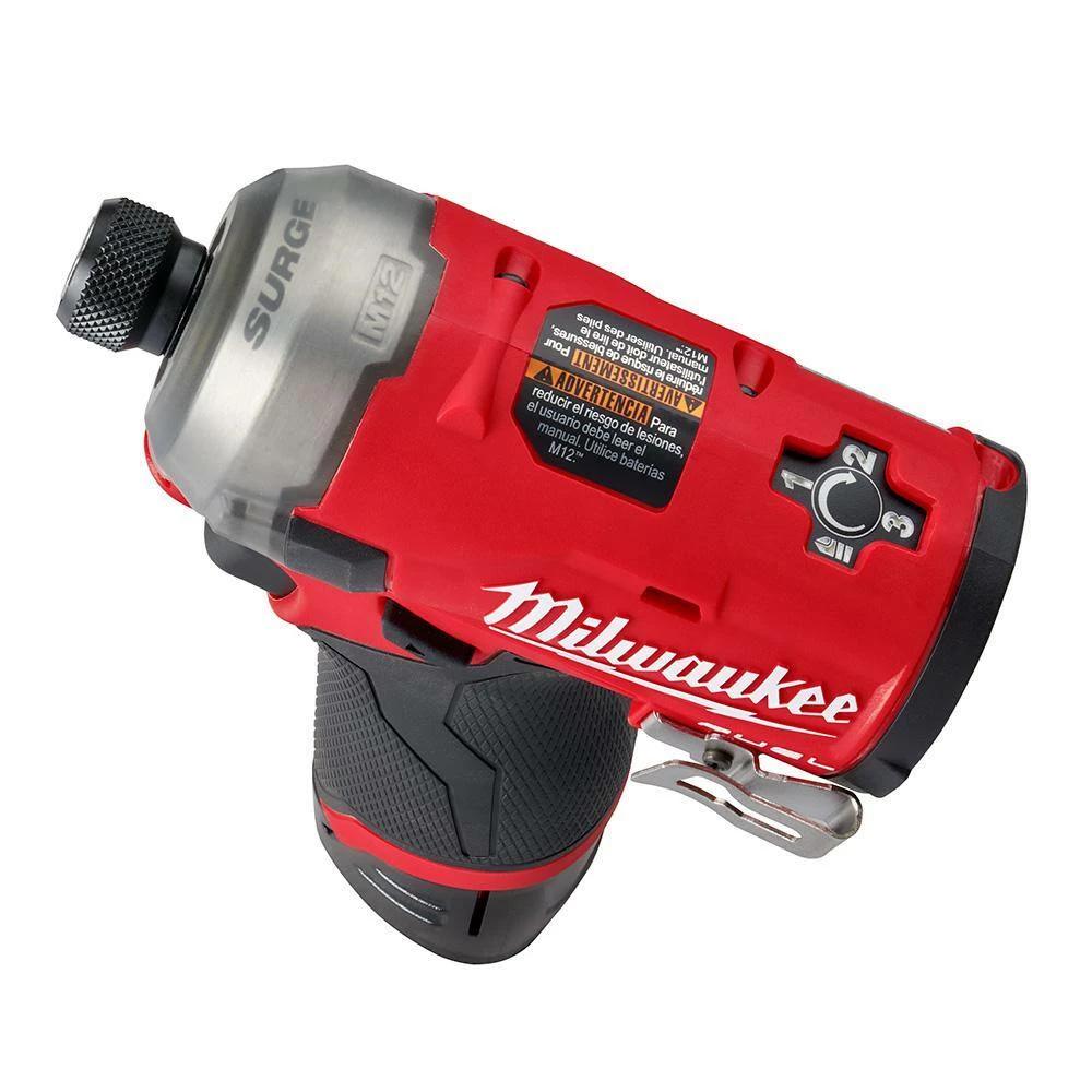 Best Pirce โ Milwaukee M12 FUEL SURGE 12-Volt Lithium-Ion Brushless Cordless 1/4 in. Hex Impact Driver Compact Kit with 6.0 Ah Battery ๐ 11 Best Pirce โ Milwaukee M12 FUEL SURGE 12-Volt Lithium-Ion Brushless Cordless 1/4 in. Hex Impact Driver Compact Kit with 6.0 Ah Battery ๐ - Image 9