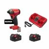 Best Sale ✨ Milwaukee M18 FUEL SURGE 18-Volt Lithium-Ion Cordless Brushless 1/4 in. Hex Impact Driver w/(2) 5.0 Ah Batteries and Rapid Charger 👍 -Deals Power Tools Store milwaukee impact drivers 2760 20 48 59 1852pd 64 1000