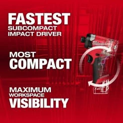 Promo 😉 Milwaukee M12 FUEL 12-Volt Lithium-Ion Brushless Cordless 1/4 in. Hex Impact Driver Compact Kit W 2.0Ah Battery and Bag 🌟 -Deals Power Tools Store milwaukee impact drivers 3453 21 e1 1000
