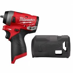 Budget 🎉 Milwaukee M12 FUEL 12V Lithium-Ion Brushless Cordless Stubby 1/4 in. Impact 🔧 Wrench with Protective Boot 🎉