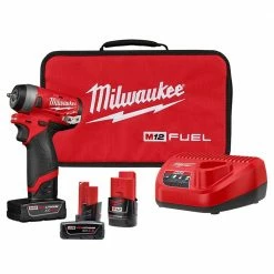 Cheapest ๐ Milwaukee M12 FUEL 12V Lithium-Ion Brushless Cordless Stubby 1/4 in. Impact ๐ง Wrench Kit With M12 4.0Ah Battery ๐