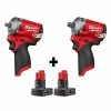 Coupon 😉 Milwaukee M12 FUEL 12V Lithium-Ion Brushless Cordless Stubby 3/8 in. and 1/2 in. Impact 🔧 Wrenches with two 3.0 Ah Batteries 🥰 2 Coupon 😉 Milwaukee M12 FUEL 12V Lithium-Ion Brushless Cordless Stubby 3/8 in. and 1/2 in. Impact 🔧 Wrenches with two 3.0 Ah Batteries 🥰 -Deals Power Tools Store milwaukee impact wrenches 2554 20 2555 20 48 11 2412 64 1000