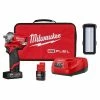 Wholesale ✨ Milwaukee M12 FUEL 12V Li-Ion Brushless Cordless Stubby 3/8 in. Impact 🔧 Wrench Kit with M12 Rover Service & Repair Flood Light ✔️ -Deals Power Tools Store milwaukee impact wrenches 2554 22 2367 20 64 1000