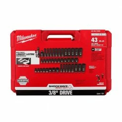 Flash Sale ✨ Milwaukee M12 FUEL 12V Brushless Cordless Stubby 3/8 in. Impact 🔧 Wrench Kit with 3/8 in. Drive SAE/Metric Socket Set (43-Piece) 👍 -Deals Power Tools Store milwaukee impact wrenches 2554 22 49 66 7009 c3 1000