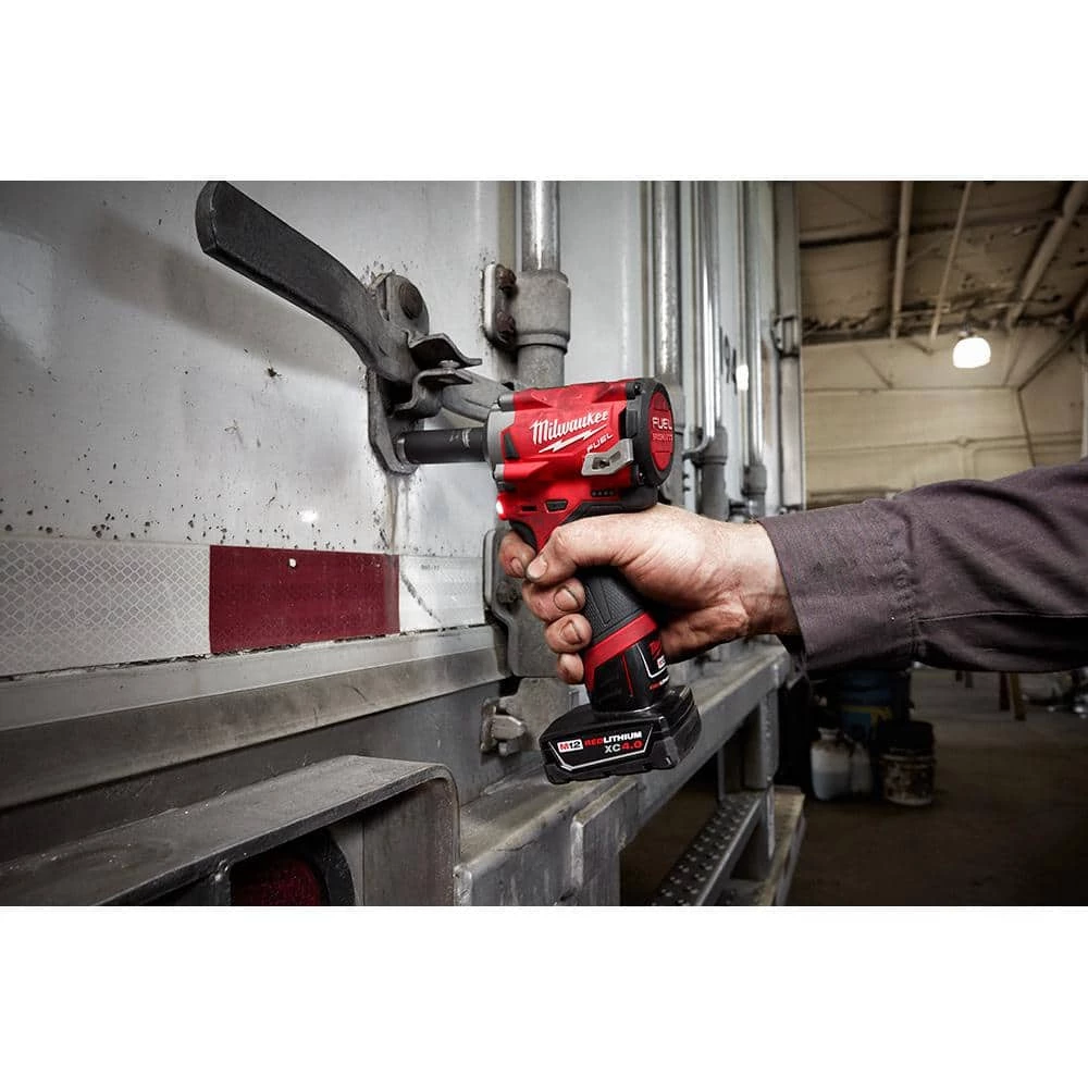 Cheapest 🎉 Milwaukee M12 FUEL 12V Lithium-Ion Brushless Cordless Stubby 1/2 in. Impact 🔧 Wrench with M12 2.0Ah Battery 😉 11 Cheapest 🎉 Milwaukee M12 FUEL 12V Lithium-Ion Brushless Cordless Stubby 1/2 in. Impact 🔧 Wrench with M12 2.0Ah Battery 😉 - Image 9