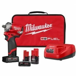 Cheapest ๐ Milwaukee M12 FUEL 12V Lithium-Ion Brushless Cordless Stubby 1/2 in. Impact ๐ง Wrench Kit With M12 4.0Ah Battery ๐งจ