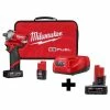 Buy 👏 Milwaukee M12 FUEL 12V Lithium-Ion Brushless Cordless Stubby 1/2 in. Impact 🔧 Wrench Kit with 6.0Ah Battery 🔥 -Deals Power Tools Store milwaukee impact wrenches 2555 22 48 11 2460 64 1000