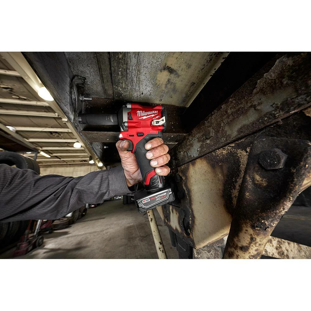 Buy 👏 Milwaukee M12 FUEL 12V Lithium-Ion Brushless Cordless Stubby 1/2 in. Impact 🔧 Wrench Kit with 6.0Ah Battery 🔥 10 Buy 👏 Milwaukee M12 FUEL 12V Lithium-Ion Brushless Cordless Stubby 1/2 in. Impact 🔧 Wrench Kit with 6.0Ah Battery 🔥 - Image 8