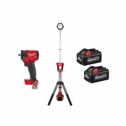 Best reviews of 🤩 Milwaukee M18 FUEL GEN-3 18-Volt Lithium-Ion Brushless Cordless 3/8 in. Impact w/Tower Light, Two 6 Ah HO Batteries ⭐