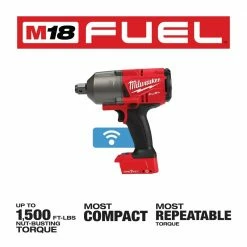 Budget 👍 Milwaukee M18 FUEL ONE-KEY 18V Lithium-Ion Brushless Cordless 3/4 in. Impact 🔧 Wrench with Friction Ring (Tool-Only) 🌟 -Deals Power Tools Store milwaukee impact wrenches 2864 20 40 1000