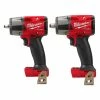 Buy 🛒 Milwaukee M18 FUEL GEN-2 18V Lithium-Ion Mid Torque Brushless Cordless 3/8 in. and 1/2 in Impact 🔧 Wrench (2-Tool) ⭐ -Deals Power Tools Store milwaukee impact wrenches 2960 20 2962 20 64 1000