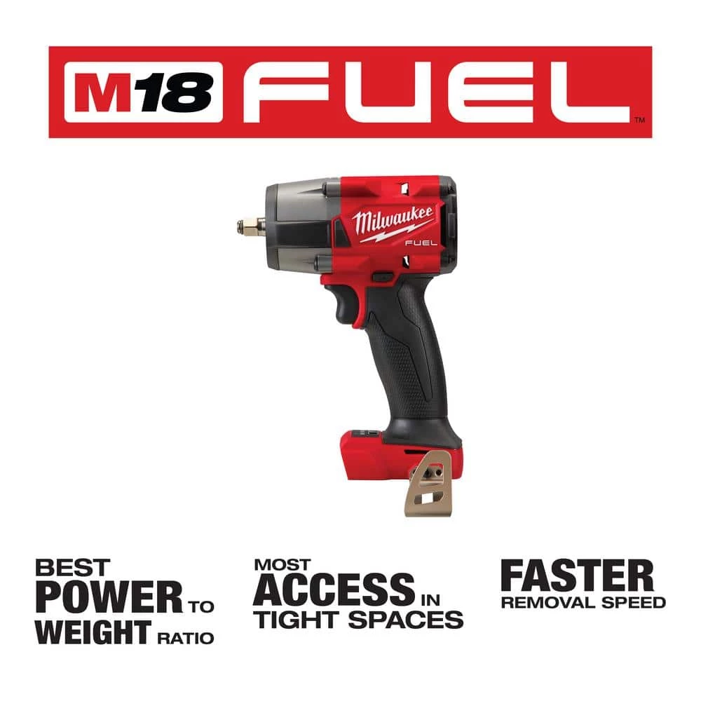 Buy 👏 Milwaukee M18 FUEL GEN-2 18V Lithium-Ion Mid Torque Brushless Cordless 3/8 in. Impact 🔧 Wrench with Friction Ring (Tool-Only) ✨ 4 Buy 👏 Milwaukee M18 FUEL GEN-2 18V Lithium-Ion Mid Torque Brushless Cordless 3/8 in. Impact 🔧 Wrench with Friction Ring (Tool-Only) ✨ - Image 2