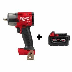 Cheap ๐ Milwaukee M18 FUEL GEN-2 18V Lithium-Ion Mid Torque Brushless Cordless 3/8 in. Impact ๐ง Wrench with (1) 5.0 Ah Battery ๐