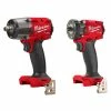 Promo 🥰 Milwaukee M18 FUEL Gen-2 18V Lithium-Ion Brushless Cordless Mid Torque 1/2 in. Impact 🔧 Wrench & 3/8 in. 🔧 Wrench w/Friction Ring 😉 -Deals Power Tools Store milwaukee impact wrenches 2962 20 2854 20 64 1000