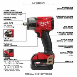 Deals 👏 Milwaukee M18 FUEL Gen-2 18V Lithium-Ion Brushless Cordless Mid Torque 1/2 in. Impact 🔧 Wrench with (1) 5.0 Ah Battery 😉 16 Deals 👏 Milwaukee M18 FUEL Gen-2 18V Lithium-Ion Brushless Cordless Mid Torque 1/2 in. Impact 🔧 Wrench with (1) 5.0 Ah Battery 😉 -Deals Power Tools Store milwaukee impact wrenches 2962 20 48 11 1850 e1 1000