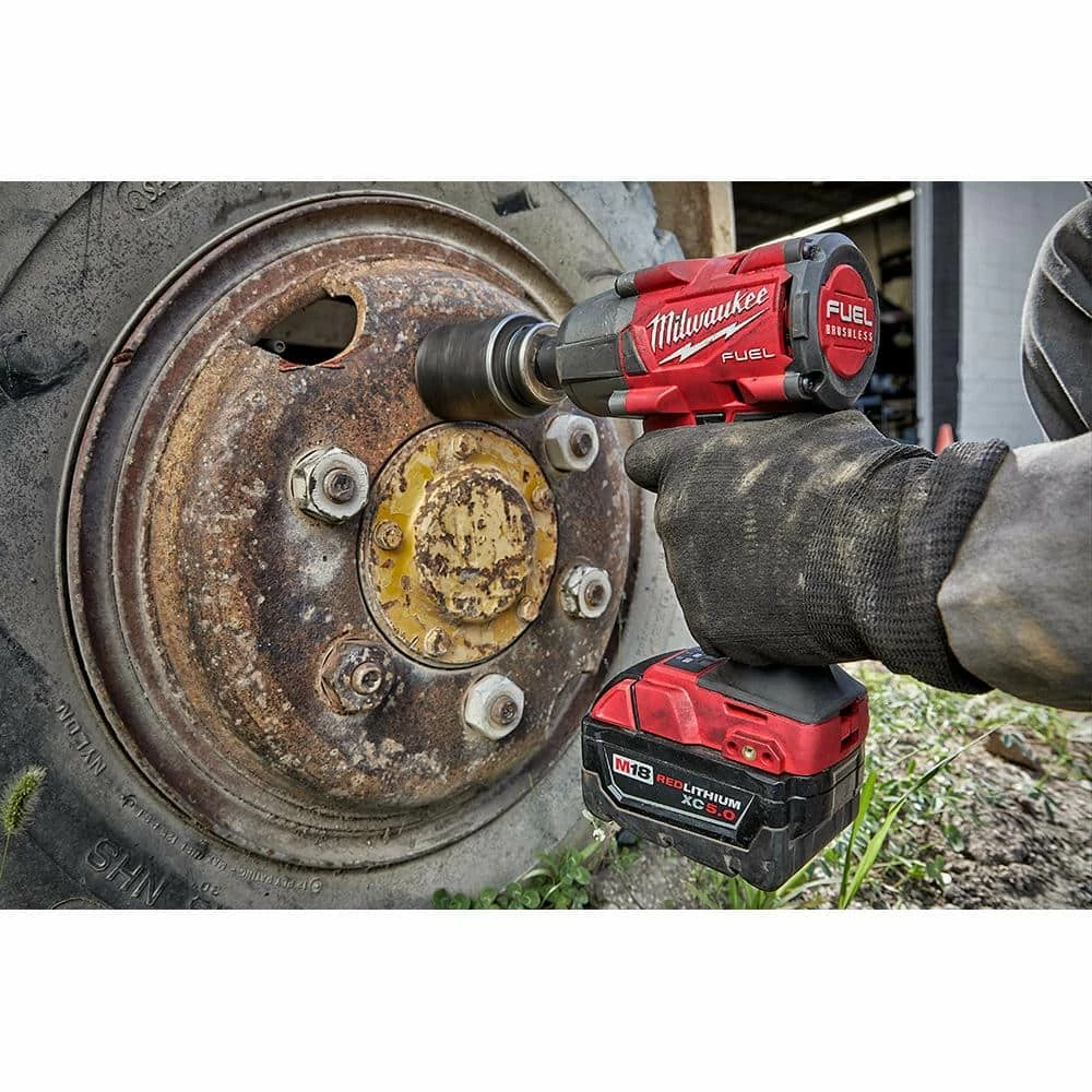New 😍 Milwaukee M18 FUEL Gen-2 18V Lithium-Ion Brushless Cordless Mid Torque 1/2 in. Impact 🔧 Wrench with Friction Ring and with Boot 🎉 10 New 😍 Milwaukee M18 FUEL Gen-2 18V Lithium-Ion Brushless Cordless Mid Torque 1/2 in. Impact 🔧 Wrench with Friction Ring and with Boot 🎉 - Image 8
