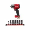 Discount 🔔 Milwaukee M18 FUEL GEN-2 18V Lithium-Ion Mid Torque Brushless Cordless 1/2 in. Impact 🔧 Wrench with Socket Set (8-Piece) ⌛ -Deals Power Tools Store milwaukee impact wrenches 2962 20 49 66 7024 64 1000