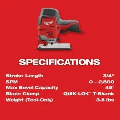 Deals βοΈ Milwaukee M12 12V Lithium-Ion Cordless Jig Saw Kit with One 1.5 Ah Battery, Charger, Tool Bag π 16 Deals βοΈ Milwaukee M12 12V Lithium-Ion Cordless Jig Saw Kit with One 1.5 Ah Battery, Charger, Tool Bag π -Deals Power Tools Store milwaukee jigsaws 2445 21 a0 1000