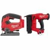 Best Pirce 👏 Milwaukee M18 FUEL 18V Lithium-Ion Brushless Cordless Jig Saw with 18-Gauge Brad Nailer (2-Tool) 👍 -Deals Power Tools Store milwaukee jigsaws 2737 20 2746 20 64 1000