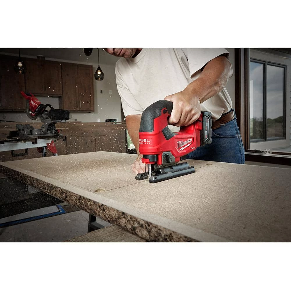 Discount 🥰 Milwaukee M18 FUEL 18-Volt Lithium-Ion Brushless Cordless Jig Saw with M18 5.0 Ah Battery ⭐ 12 Discount 🥰 Milwaukee M18 FUEL 18-Volt Lithium-Ion Brushless Cordless Jig Saw with M18 5.0 Ah Battery ⭐ - Image 10