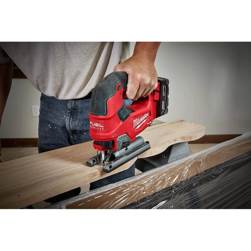Discount 🥰 Milwaukee M18 FUEL 18-Volt Lithium-Ion Brushless Cordless Jig Saw with M18 5.0 Ah Battery ⭐ 13 Discount 🥰 Milwaukee M18 FUEL 18-Volt Lithium-Ion Brushless Cordless Jig Saw with M18 5.0 Ah Battery ⭐ - Image 11