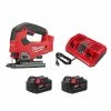 Deals ⌛ Milwaukee M18 FUEL 18-Volt Lithium-Ion Brushless Cordless Jig Saw w/(2) 5.0 Ah Batteries & Dual Bay Rapid Charger 😉 -Deals Power Tools Store milwaukee jigsaws 2737 20 48 59 1852pd 64 1000