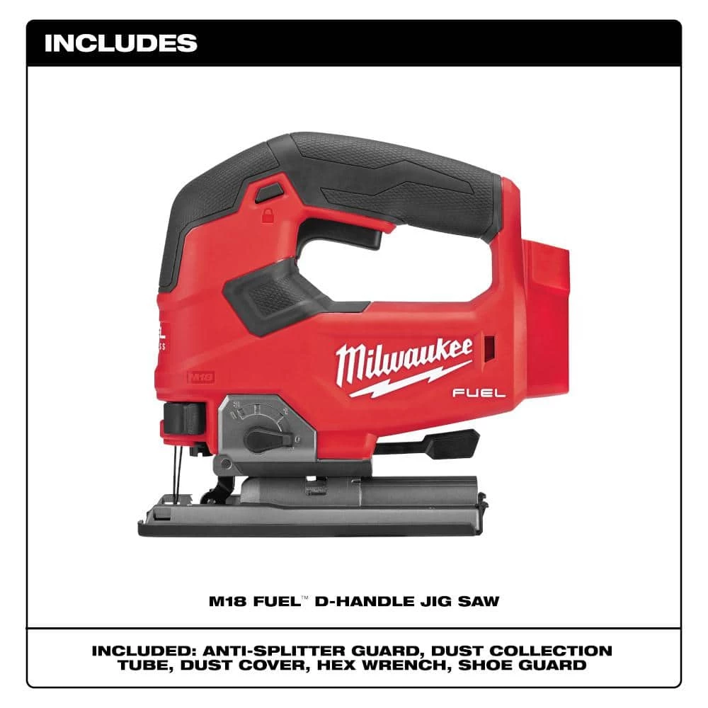 Cheapest π₯° Milwaukee M18 FUEL 18V Lithium-Ion Brushless Cordless Jig Saw (Tool-Only) β€οΈ 4 Cheapest π₯° Milwaukee M18 FUEL 18V Lithium-Ion Brushless Cordless Jig Saw (Tool-Only) β€οΈ - Image 2