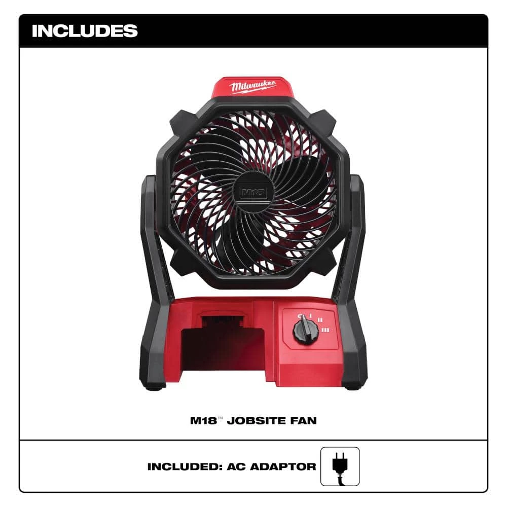 Flash Sale ๐คฉ Milwaukee M18 18-Volt Lithium-Ion Cordless Jobsite Fan (Tool-Only) ๐ 4 Flash Sale ๐คฉ Milwaukee M18 18-Volt Lithium-Ion Cordless Jobsite Fan (Tool-Only) ๐ - Image 2