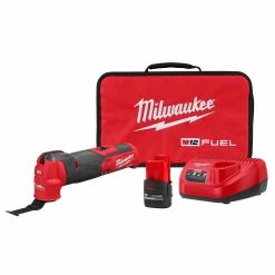 Brand new 😀 Milwaukee M12 FUEL 12V Lithium-Ion Cordless Oscillating Multi-Tool Kit w/High Output 2.5 Ah Battery, Charger, Accessories & Bag 🎉