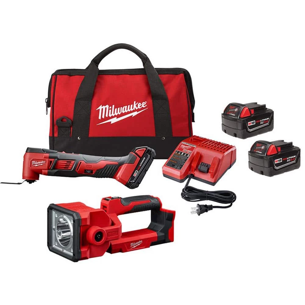Budget π― Milwaukee M18 18V Lithium-Ion Cordless Oscillating Multi-Tool Kit with LED Search Light and (2) 3.0Ah Batteries β€οΈ 3 Budget π― Milwaukee M18 18V Lithium-Ion Cordless Oscillating Multi-Tool Kit with LED Search Light and (2) 3.0Ah Batteries β€οΈ