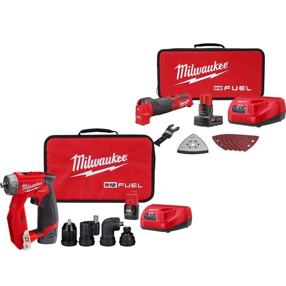 Best reviews of 😀 Milwaukee M12 FUEL 12V Lithium-Ion Brushless Cordless 4-in-1 Installation 3/8 in. Drill Driver Kit W/M12 Multi-Tool Kit 🛒 3 Best reviews of 😀 Milwaukee M12 FUEL 12V Lithium-Ion Brushless Cordless 4-in-1 Installation 3/8 in. Drill Driver Kit W/M12 Multi-Tool Kit 🛒