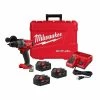 Best Pirce 🤩 Milwaukee M18 FUEL 18-V Lithium-Ion Brushless Cordless 1/2 in. Drill/Driver Kit with (3) 5.0Ah Batteries, Charger and Hard Case 🎁 -Deals Power Tools Store milwaukee power drills 2903 22 48 11 1850 64 1000