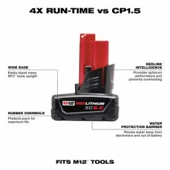New ✨ Milwaukee M12 12V Lithium-Ion Cordless Drill Driver/Impact Driver Combo Kit with One 6.0 Ah and One 3.0 Ah Battery Packs 😍 -Deals Power Tools Store milwaukee power tool combo kits 2494 22 48 11 2460 48 11 2430 a0 1000