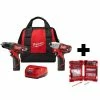 Coupon 🎁 Milwaukee M12 12V Lithium-Ion Cordless Drill Driver/Impact Driver Combo Kit (2-Tool) with SHOCKWAVEDriver Bit Set (50-Piece) ✔️ 1 Coupon 🎁 Milwaukee M12 12V Lithium-Ion Cordless Drill Driver/Impact Driver Combo Kit (2-Tool) with SHOCKWAVEDriver Bit Set (50-Piece) ✔️ -Deals Power Tools Store milwaukee power tool combo kits 2494 22 48 32 4024 64 1000