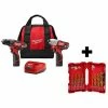 Deals ๐ Milwaukee M12 12V Lithium-Ion Cordless Drill Driver/Impact Driver Combo Kit (2-Tool) with Titanium Drill Bit Set (23-Piece) ๐ 2 Deals ๐ Milwaukee M12 12V Lithium-Ion Cordless Drill Driver/Impact Driver Combo Kit (2-Tool) with Titanium Drill Bit Set (23-Piece) ๐ -Deals Power Tools Store milwaukee power tool combo kits 2494 22 48 89 4631 64 1000
